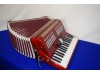 Stephanelli 72 bass red accordion